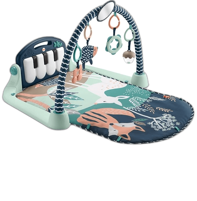 Fisher-Price Deluxe Kick & Play Piano Gym — Best for music and sensory development