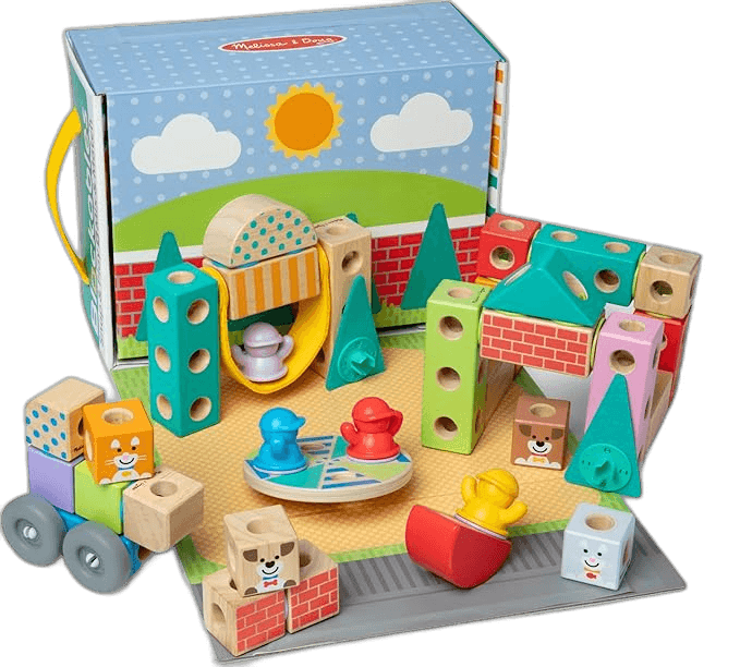 Melissa & Doug Wooden Building Blocks — Best wooden blocks